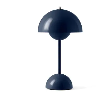 &Tradition Flowerpot portable bordlampe VP9 Steel blue