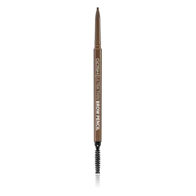 GOSH COPENHAGEN Ultra Thin Præcis øjenbrynsblyant med børste Skygge 002 Greybrown 0.35 g