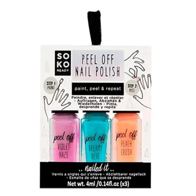 SOKO Peel Off Neglelak - 3 farver
