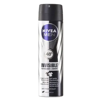 Nivea Invisible Black & White For Men Deo Spray 150 ml