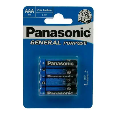 Panasonic R03 4xAAA Batterier