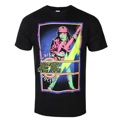 metal t-shirt til mænd AC-DC - HIGH VOLTAGE - LIQUID BLUE