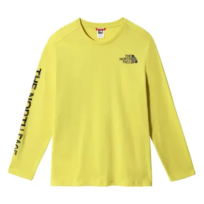 The North Face Coordinates L/S Tee Acid Yellow - Men - Short Sleeve T-Shirt The North Face - Yel