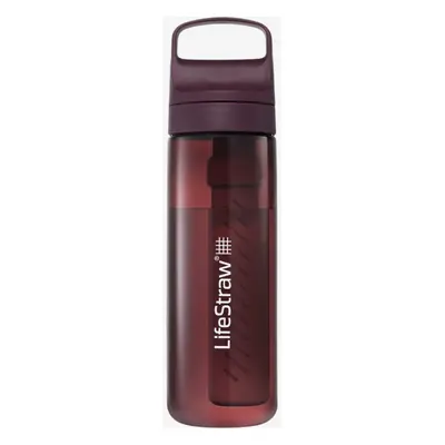 LifeStraw - Go 2.0 vandflaske 650ml (Mørkerød)