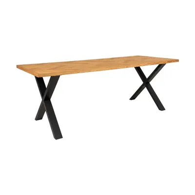 Aarhus spisebord | Plankebord med sildebensmønster | Egetræ