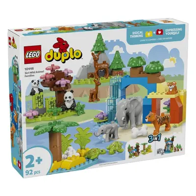 LEGO - DUPLO - Vilde dyrefamilier - 92 dele