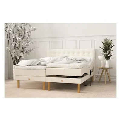 SÖVNN Deluxe Elevationsseng - 160x200 - Lys beige
