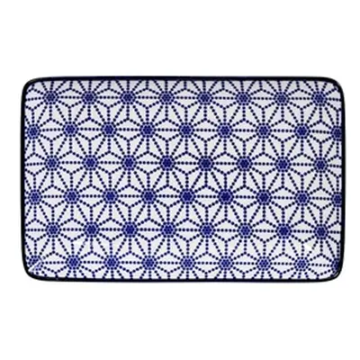 Tokyo Design Studio Nippon Blue Plate 21 x 13,5 cm Stars