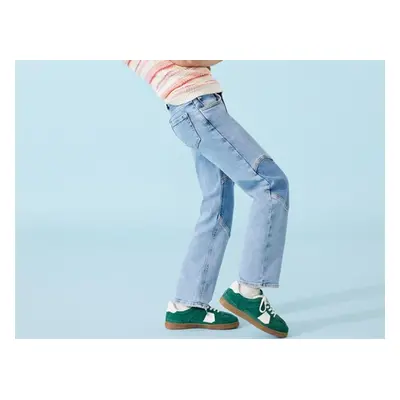 Kids Only Brede Jeans Medium Blue Denim Med Hjerteknæ