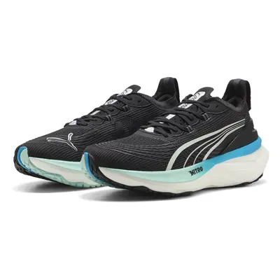 PUMA ForeverRun NITROâ¢ 2 Running Shoes Men, Men, Black/Speed Blue, 44.5