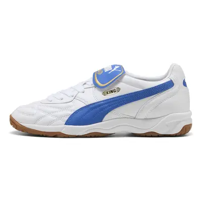 PUMA King Indoor Sneakers Unisex, Shoes, White/Mountain Blue, 42