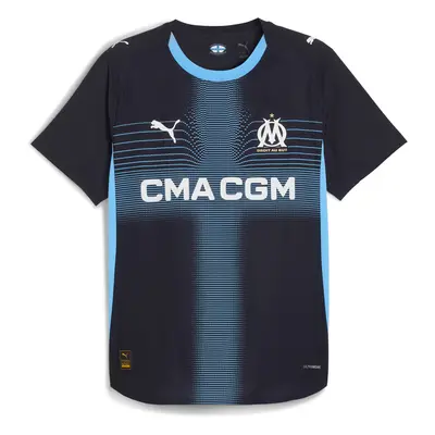 PUMA Olympique de Marseille 25/26 Authentic Away Jersey Men, Sport, Navy/Luminous Blue, M